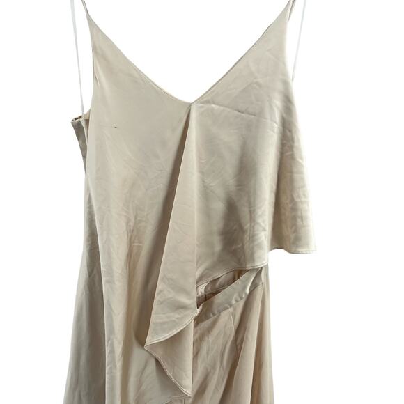 Obando Collective Wide Leg Jumpsuit with Cape Cream Size 4 - Picture 6 of 13